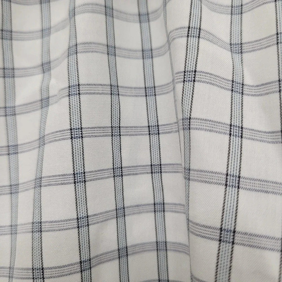 Theory Men's Button-Up Shirt Size Large Multicolor Cotton Check Long Sleeves - Picture 7 of 7